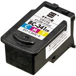 キャノン（Canon）プリンター対応 エコリカ リサイクルインクカートリッジ 対応純正カートリッジ型番：BC-341 色：カラー 単位：1個