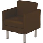 アール・エフ・ヤマカワ 応接ソファー ダーク 型番：RFESF-1DB 1脚