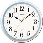 CASIO（カシオ） 壁掛け電波掛時計 シルバー＆ブルー IQ-76-8JF IQ-480J-8JF