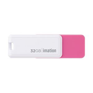 imation USB Flashドライブ NANO-S 32GB ピンク 1個 UFDNSE32GPK