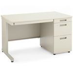 コクヨ INVENT片袖127 ナチュラルグレー 外寸法：W120×D70×H70cm 単位：1台 TKG-D127F1