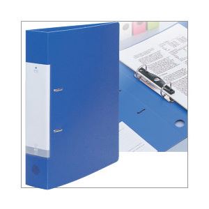 D型リングファイル（A4タテ・2穴） 背幅4.6cm・収容枚数350枚 青 1箱（50冊） G2230-8-ハコ