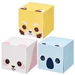 キュービックティシュー 新井さん・佐藤さん・山本さん 1箱（20個） キュービックティシュー-ハコ