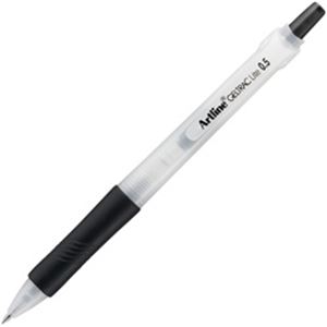 （業務用セット） ノック式ゲルボールペン ボール径：0.5mm 黒 1本 【×50セット】