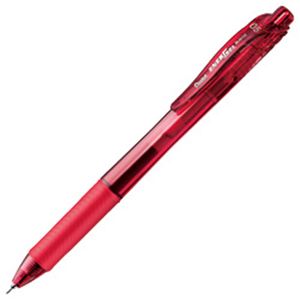（業務用セット） 【文房具・筆記具】ぺんてる エナージェル X 赤 0.5mm 1本 【×50セット】