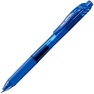 （業務用セット） ぺんてる エナージェルX ノック インク色：青 ボール径：0.7mm 単位：1本 【×50セット】