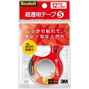 （業務用セット） スコッチ 超透明テープ（小巻） 1巻 型番：CC1212-D-N 【×40セット】