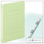（業務用セット） コクヨ フラットファイル［紙表紙］ パック売 A4タテ・グリーン 【×30セット】