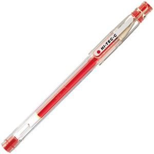 （業務用セット） パイロット ハイテックC 激細 インク色：赤 ボール径：0.4mm 単位：1本 【×20セット】
