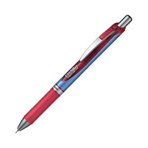 （業務用セット） ぺんてる エナージェル ノック 0.5mm 赤 【×20セット】