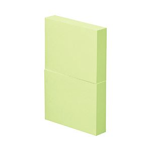 （業務用セット） ポスト・イット（R） 再生紙シリーズ ミニノート グリーン 3.8×5.0cm 1パック（2冊） 【×20セット】