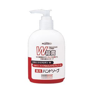 （業務用セット） 熊野油脂 W殺菌薬用ハンドソープ 本体 1本（250ml） 【×10セット】