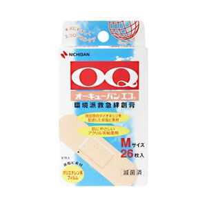 （業務用セット） ニチバン オーキューバンエコR Mサイズ 型番：OQE26M 1箱（26枚入） 【×10セット】