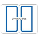 （業務用セット） ニチバン マイタック PCインデックス 27×34mm 青枠  【×20セット】