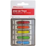 （業務用セット） 粘着メモ フィルムタイプ ノートSS ポップアップ ポインター 蛍光 4.5x1.2cm 1パック（5冊） 【×10セット】