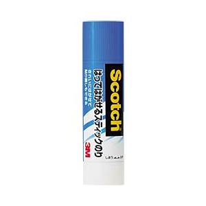 （業務用セット） スコッチ はってはがせるスティックのり 14g （1本） 【×10セット】