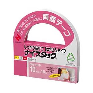 （業務用セット） ニチバン ナイスタック 両面テープしっかり貼れてはがせるタイプ （1.0cm×18m）  【×20セット】
