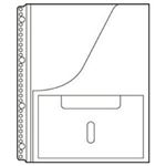 （業務用セット） 取扱説明書ファイル 差し替え式（A4タテ） 替ポケット A4  【×20セット】
