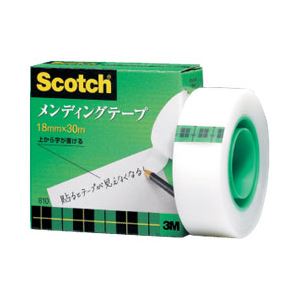 （業務用セット） スコッチ メンディングテープ 小巻 （1.8cm×30m） 【×10セット】