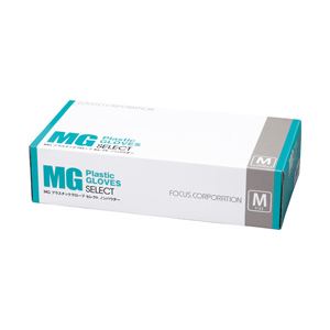 （業務用セット） フォーカス MGプラスチックグローブSELECT 粉なし 半透明 1箱（100枚） Mサイズ 【×10セット】
