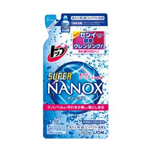 （業務用セット） ライオン スーパーNANOX 詰替 1パック（360g） 型番：スーパーNANOXツメカエ 【×10セット】
