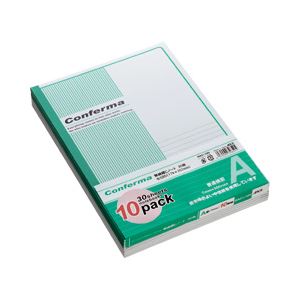（業務用セット） アピカ ノート（セミB5） 10冊入 A罫（7mm） RA3X10N 1パック（30枚×10冊） 【×10セット】