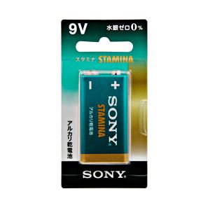 （業務用セット） ソニー アルカリ乾電池 スタミナ 9V形 1個 【×10セット】