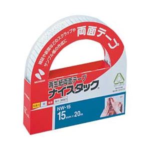 （業務用セット） ニチバン ナイスタック 両面テープ（大巻） （1.5cm×20m） 【×10セット】
