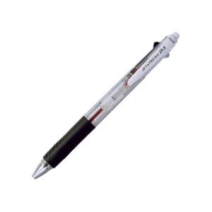 （業務用セット） ジェットストリーム 多機能ペン 0.7mm 軸色：透明 インク：黒・赤+シャープペン 【×10セット】