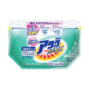 （業務用セット） 花王 アタックバイオEX 詰替 1パック（900g） 【×10セット】