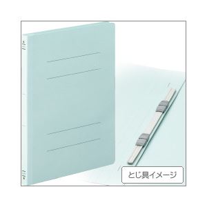 （業務用セット） コクヨ フラットファイル［紙表紙］ パック売 A4タテ・ブルー 【×10セット】