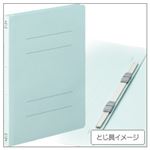 （業務用セット） コクヨ フラットファイル［紙表紙］ パック売 A4タテ・ブルー 【×10セット】