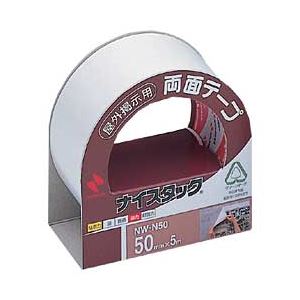 （業務用セット） ニチバン ナイスタック 屋外掲示用 テープ幅：5.0cm  【×10セット】