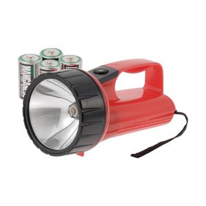 （業務用セット） オーム電気 電池付強力ライト 1個 【×5セット】
