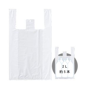 （業務用セット） レジ袋（乳白） 100枚入 3L 【×5セット】