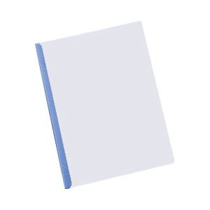 （業務用セット） スライドバーファイル（A4タテ） 10冊入 青 【×5セット】