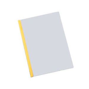（業務用セット） スライドバーファイル（A4タテ） 10冊入 黄 【×5セット】
