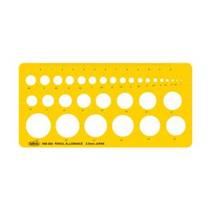 （業務用セット） ロットリング テンプレート 円（小）・直径1〜23mm 1枚  【×10セット】