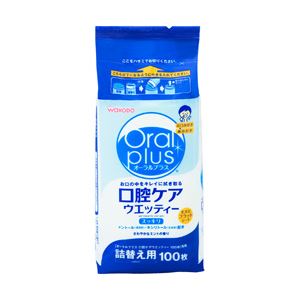 （業務用セット） 和光堂 口腔ケアウエッティー 詰替 100枚 【×5セット】