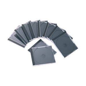 （業務用セット） エレコム（ELECOM） CD／DVDプラケース／1枚収納／10パック／ブラック 【×5セット】