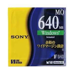（業務用セット） ソニー MOディスク 640MB Windows 型番：EDM-640CDF 【×5セット】