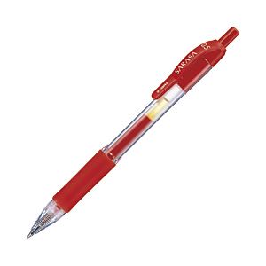 （業務用セット） サラサ 10本入 赤・0.5mm 【×5セット】