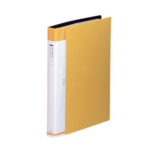 （業務用セット） 交換式名刺帳（A4タテ・30穴） 収容枚数： 540枚 背幅： 3.1cm 黄 【×5セット】