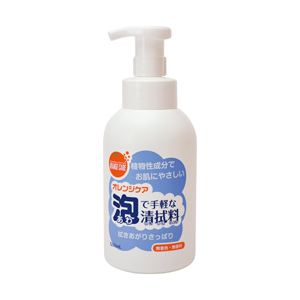 （業務用セット） オレンジケア 泡で手軽な清拭料 500ml 【×5セット】