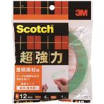（業務用セット） スコッチ 超強力両面テープ 超強力・透明素材用 1巻 型番：STD-12 【×5セット】