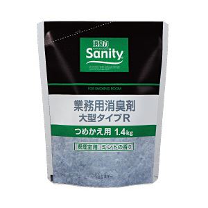 （業務用セット） エステー サニティー 業務用消臭剤 詰替大型タイプ 喫煙室用・ミントの香り 【×5セット】