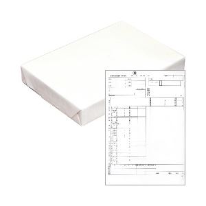 （業務用セット） レセプト用紙（1穴） A4 1冊（500枚） 【×5セット】