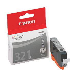 （業務用セット） キャノン（Canon） インクカートリッジ グレー 型番：BCI-321GY 単位：1個 【×3セット】