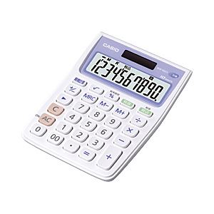 （業務用セット） カシオ（CASIO） 抗菌電卓 10桁 縦14.4×横10.5×厚さ2.6cm MW-102CL-N 1個 【×3セット】