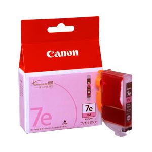 （業務用セット） キャノン（Canon） インクカートリッジ 色：フォトマゼンタ 型番：BCI-7ePM 単位：1個 【×3セット】